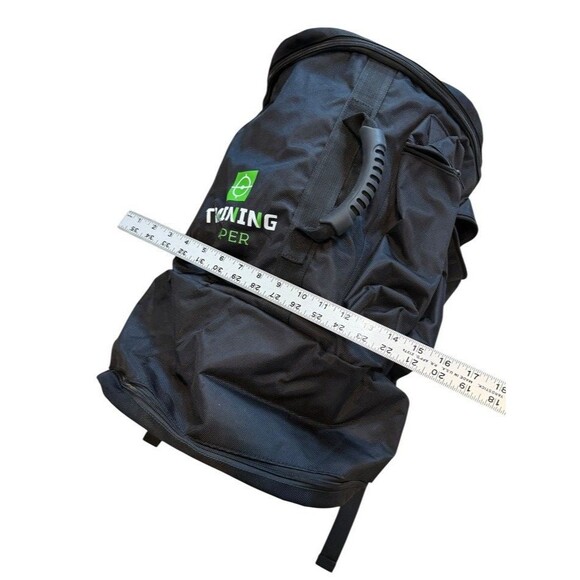 Training Sniper Athletic Backpack 20"H x 12"W Black Nylon Coach/Player- Soccer - Picture 9 of 10